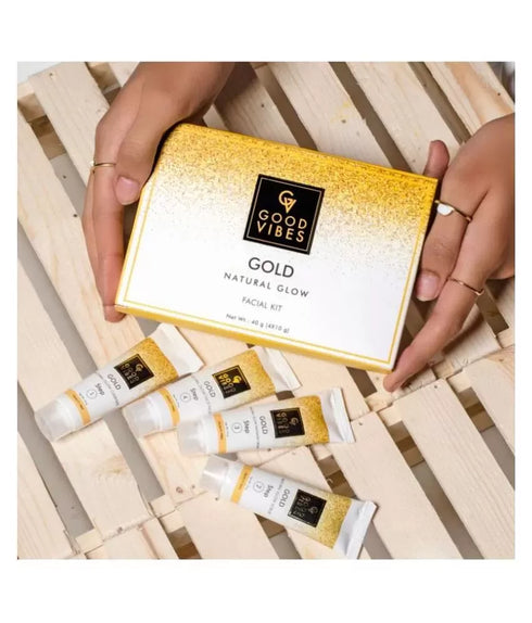 Good Vibes Gold Natural Glow Facial Kit